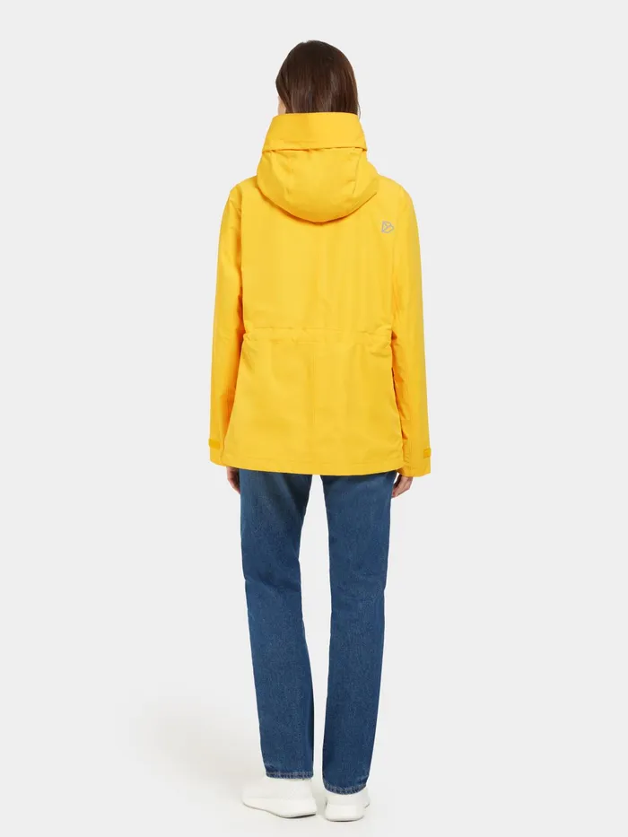 Women Turvi Jacket Warm Yellow Didriksons Spring Jackets