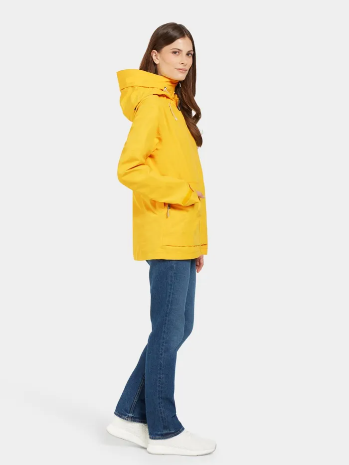 Women Turvi Jacket Warm Yellow Didriksons Spring Jackets