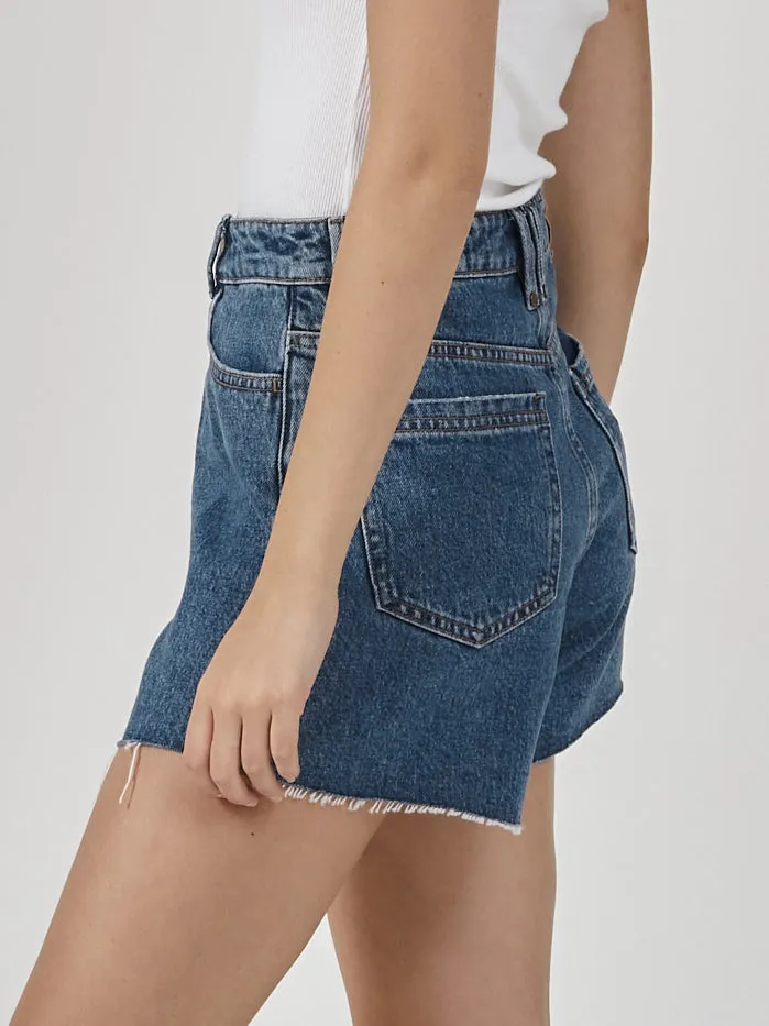 Womens Erica Short Highway Blue Thrills Denim Shorts