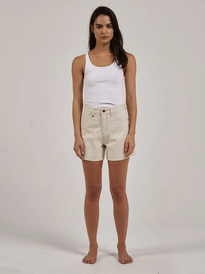 Womens Khloe Short Heritage White Thrills Denim Shorts