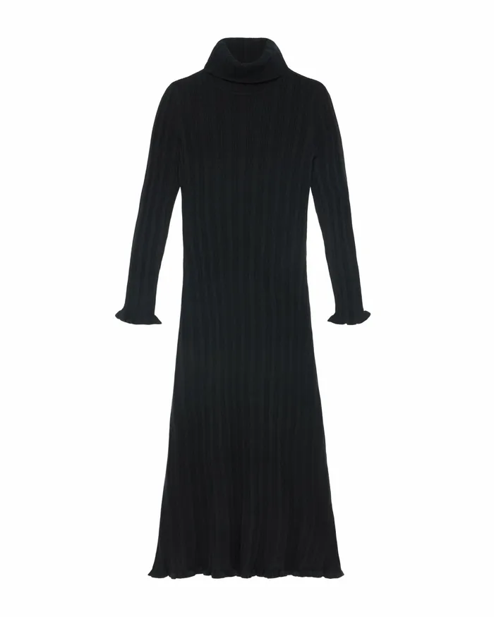 20th Anniversary Capsule Zephyr Dress 8211 Black Cashmere Women Dresses PAIGE
