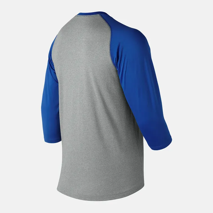 34 Baseball Raglan Top TEAM ROYAL Men Shirts New Balance