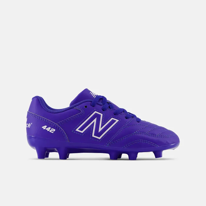 442 V2 ACADEMY JNR FG Uv Blue with White Cleats New Balance Kids