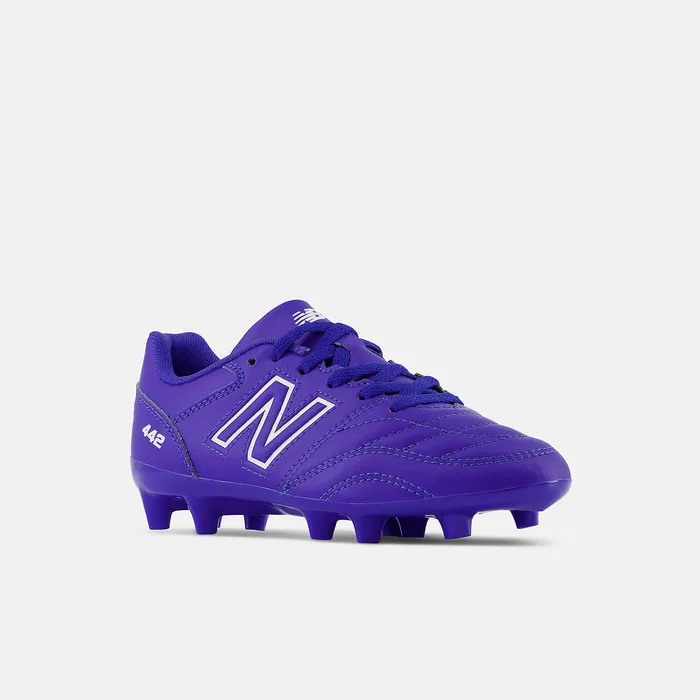 442 V2 ACADEMY JNR FG Uv Blue with White Cleats New Balance Kids