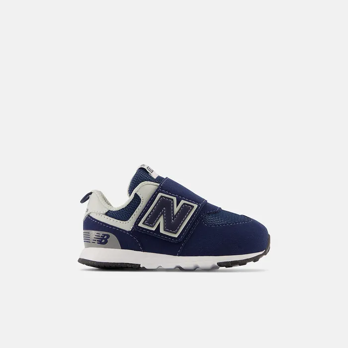 574 NEWB Hook and Loop NB Navy with White Kids Size 0 8211 10 New Balance