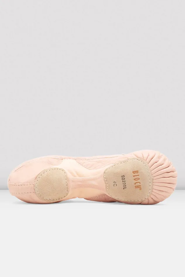 Adult Ballet Bloch Ladies Proflex Leather Ballet Shoes Pink Leather