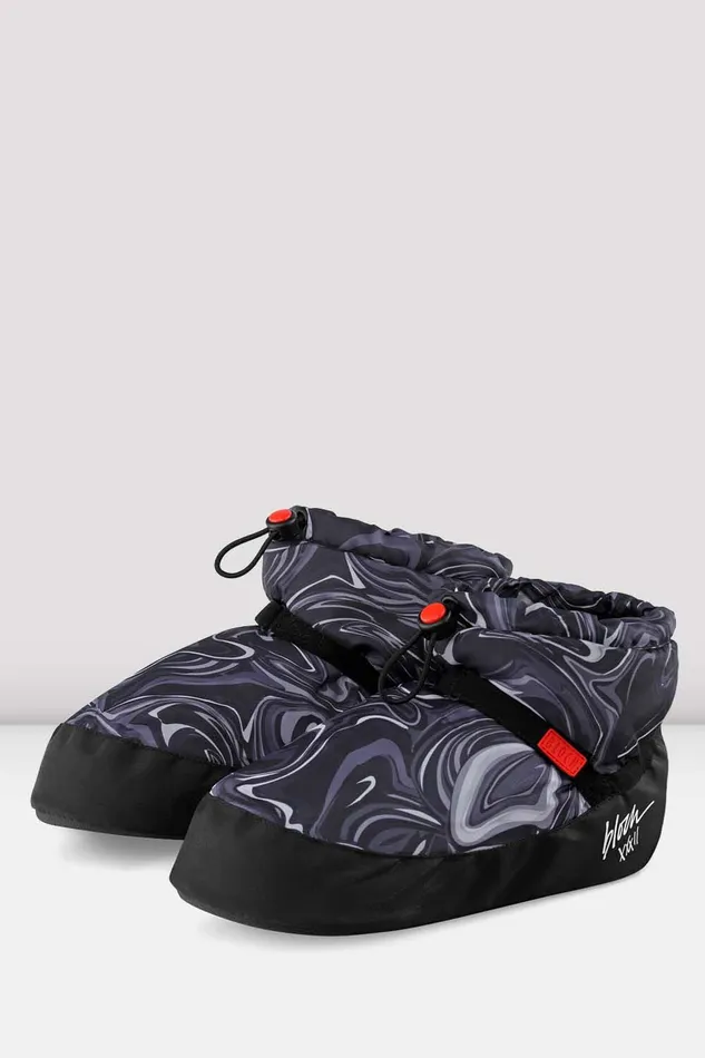 Adult Bloch Adult Swirl Print Ankle Warm Up Booties Swirl Print Mens