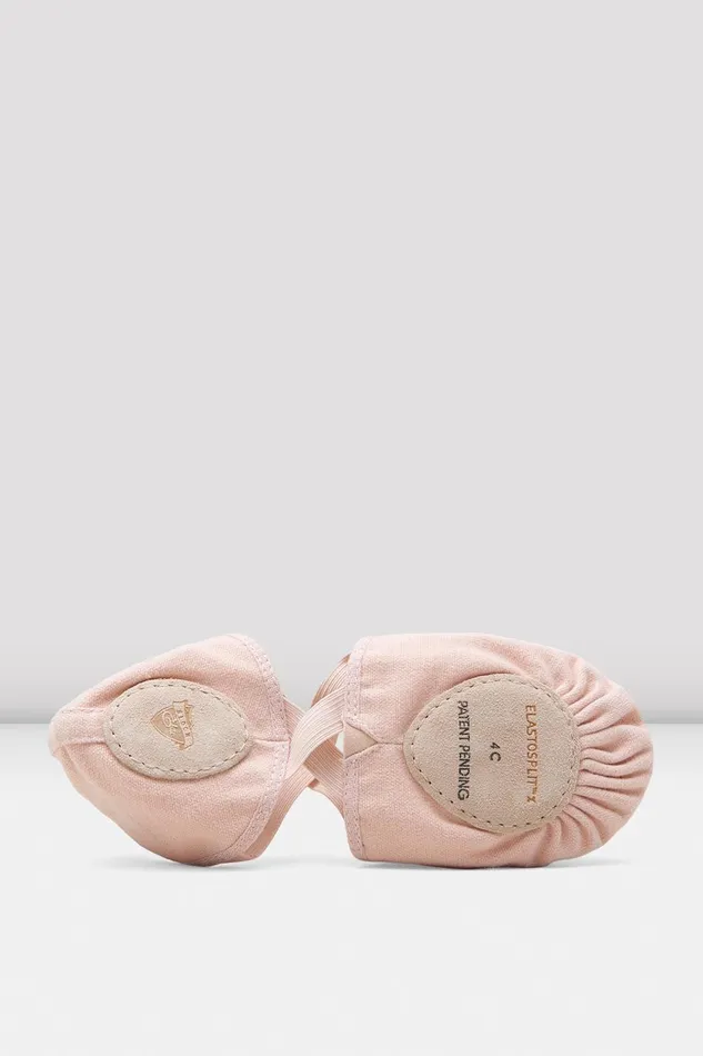 Adult Bloch Ladies Elastosplit Canvas Ballet Shoes Pink Canvas Ballet