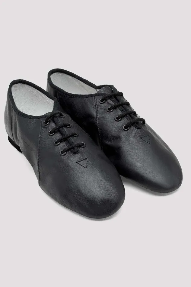 Adult Bloch Ladies Jazzsoft Leather Jazz Shoes Black Leather Jazz