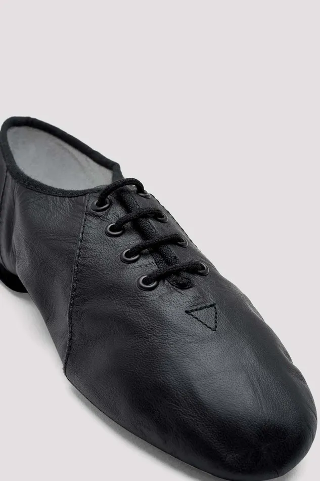 Adult Bloch Ladies Jazzsoft Leather Jazz Shoes Black Leather Jazz