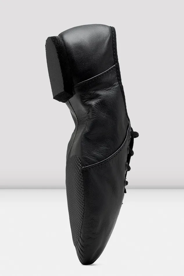 Adult Bloch Ladies Jazzsoft Leather Jazz Shoes Black Leather Jazz