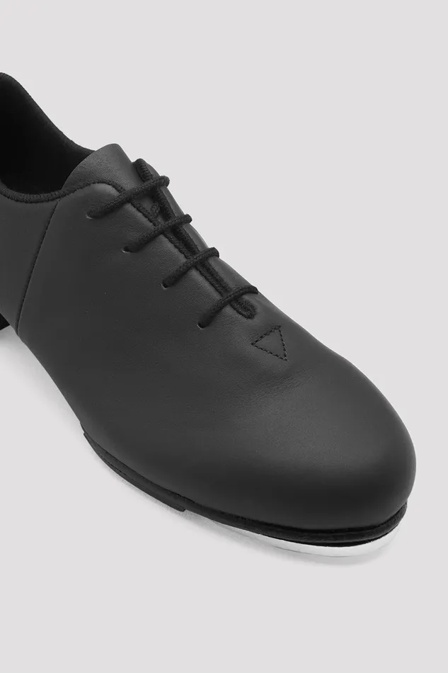 Adult Bloch Ladies TapFlex Leather Tap Shoes Black Leather Tap