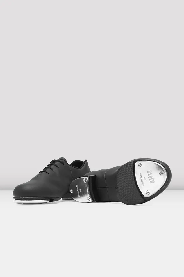Adult Bloch Ladies TapFlex Leather Tap Shoes Black Leather Tap