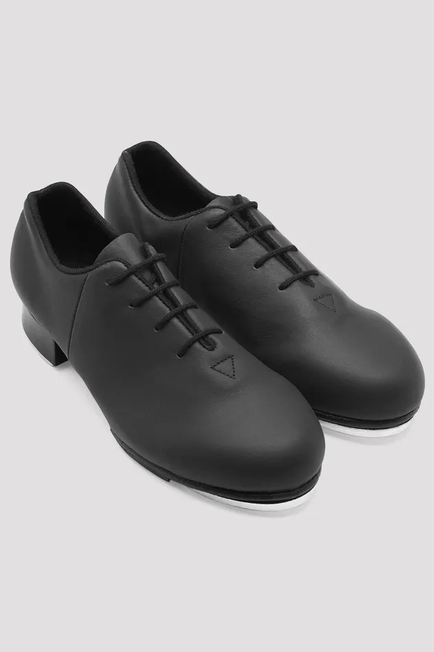 Adult Bloch Ladies TapFlex Leather Tap Shoes Black Leather Tap