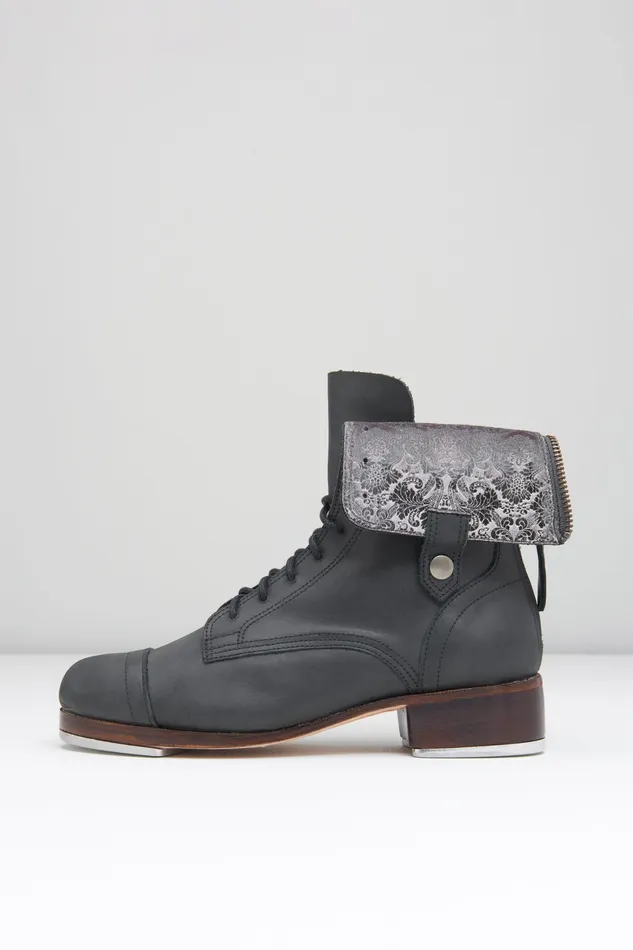 Adult City Tap Boot Black Leather Adult Tap Bloch