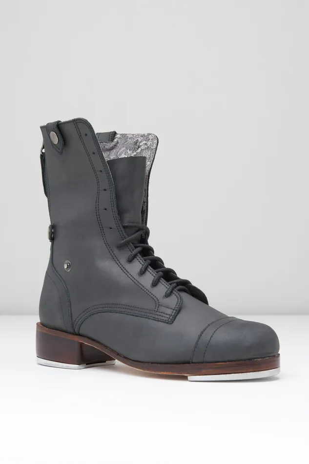 Adult City Tap Boot Black Leather Adult Tap Bloch