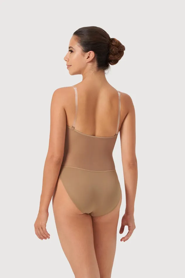 Adult Ladies Cordelia Mesh Panel Bodysuit Tan Underwear Bloch Adult Ladies Cordelia Mesh Panel Bodysuit Tan Underwear Bloch