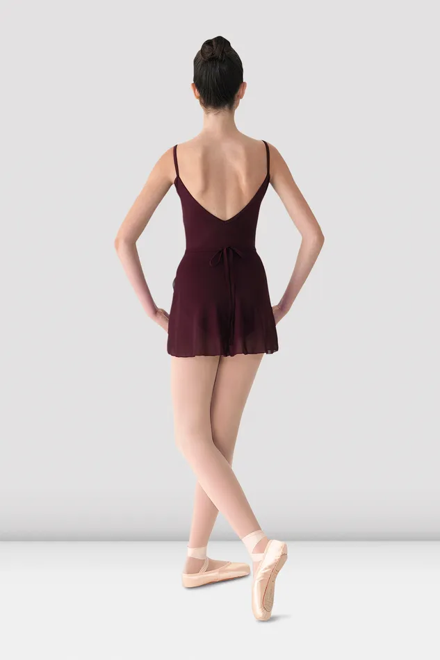 Adult Ladies Mirella Georgette Wrap Skirt Burgundy Skirts and Tutus Bloch