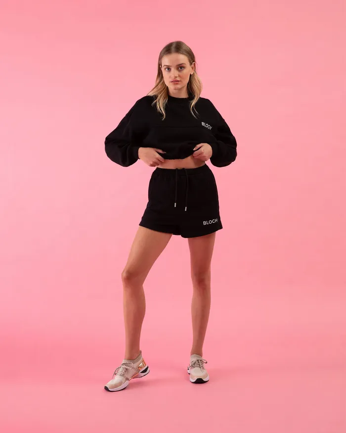 Adult Shorts Bloch Bloch Play 80s Sweat Short Graphite