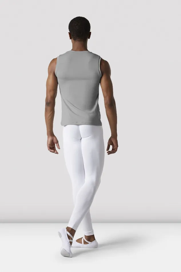Adult Tops Bloch MensBoys Fitted Muscle Top Grey Adult Tops Bloch MensBoys Fitted Muscle Top Grey