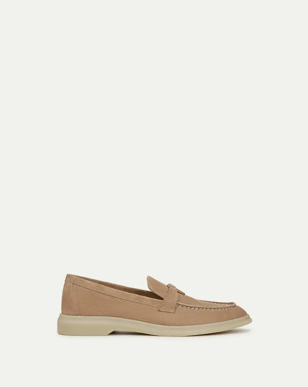 Ailey Suede Loafer Sand Women Veronica Beard Shoes