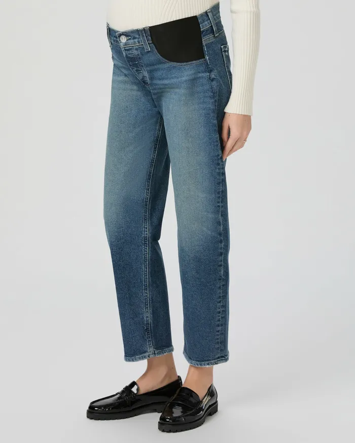 Alexis Maternity Barrel Leg Jean 8211 Lovejoy Distressed Women Barrel Leg PAIGE Alexis Maternity Barrel Leg Jean 8211 Lovejoy Distressed Women Barrel Leg PAIGE
