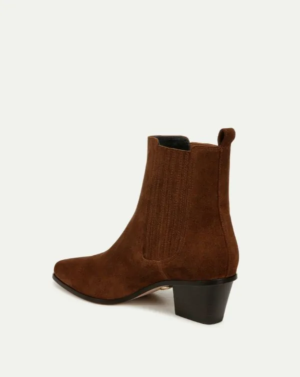 Alina Suede Bootie Cedar Women Veronica Beard Shoes Alina Suede Bootie Cedar Women Veronica Beard Shoes