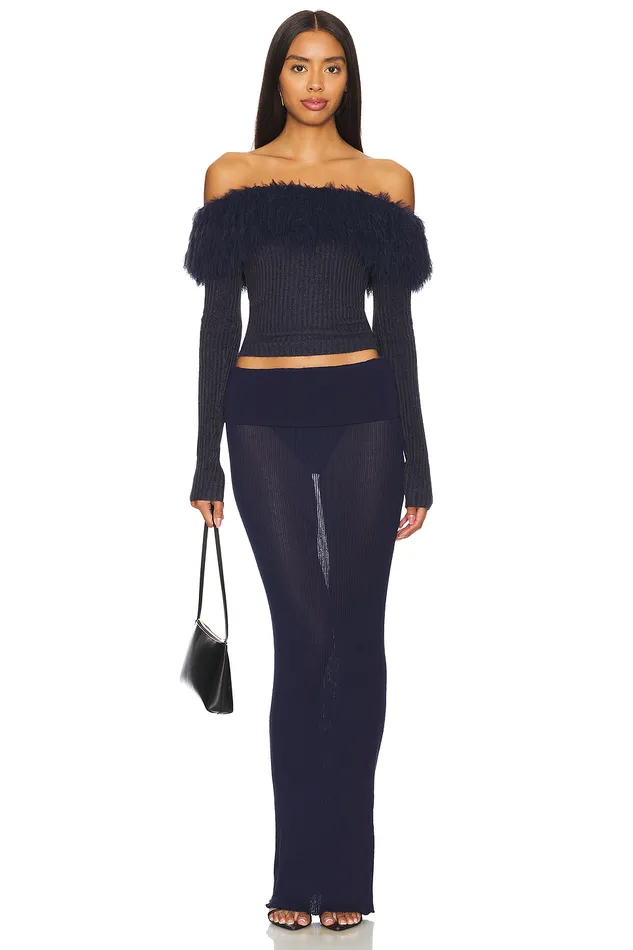 Analee Sweater Navy Women Lovers and Friends Sweaters and Knits Analee Sweater Navy Women Lovers and Friends Sweaters and Knits
