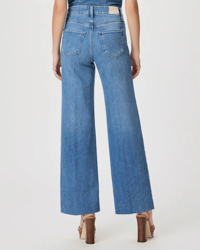 Anessa 31 Inch Wide Leg Jean 8211 Flamenco Distressed Wide Leg PAIGE Women