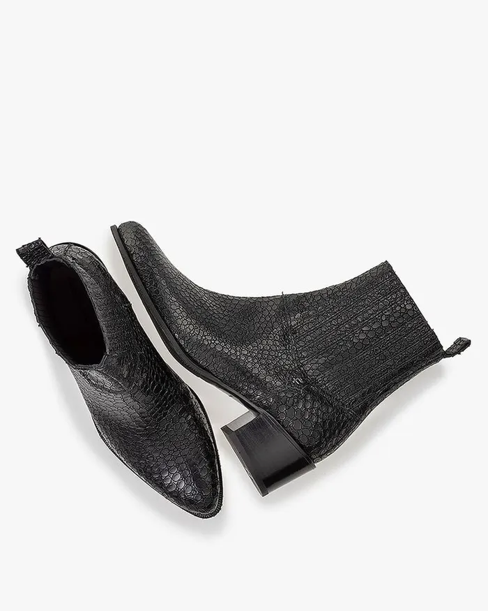 Ankle Boots Women Floris Van Bommel Evi 0101 Printedleather