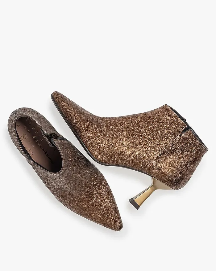 Ankle Boots Women Floris Van Bommel Pointi 0401 Metallicprint