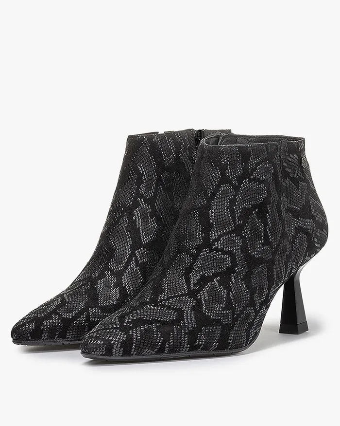 Ankle Boots Women Floris Van Bommel Pointi 0402 Printedleather