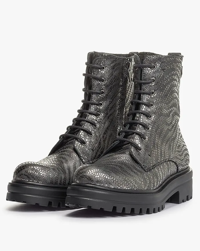 Ankle Boots Women Floris Van Bommel Wonki 0418 Metallicprint
