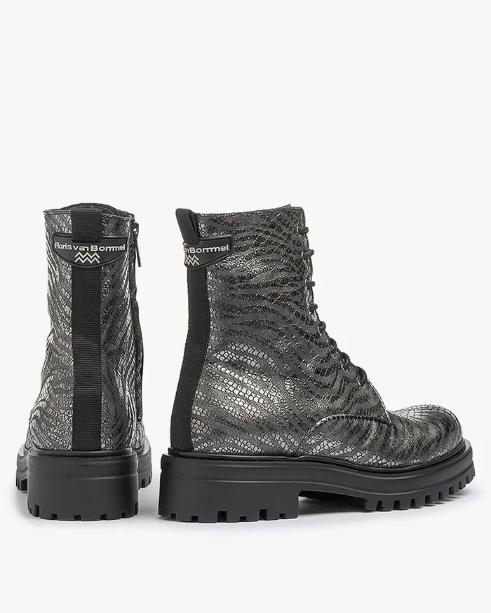 Ankle Boots Women Floris Van Bommel Wonki 0418 Metallicprint