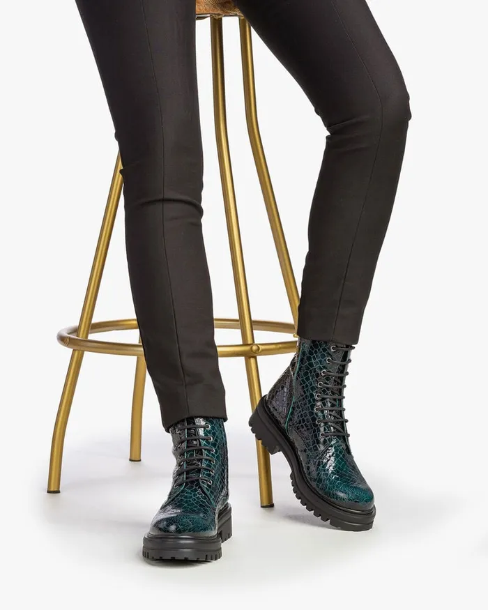 Ankle Boots Women Floris Van Bommel Wonki 0419 Patentleather