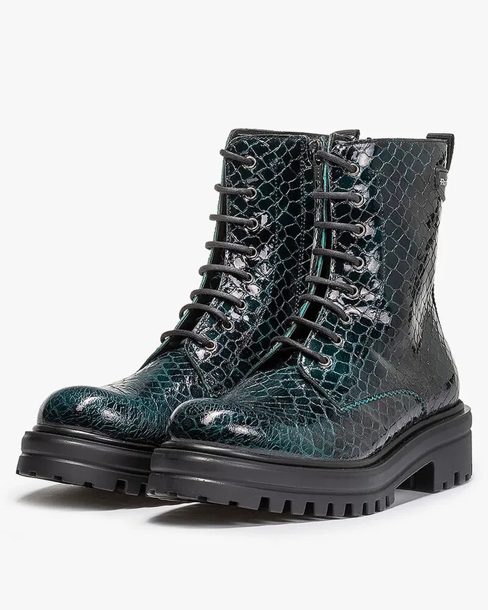 Ankle Boots Women Floris Van Bommel Wonki 0419 Patentleather