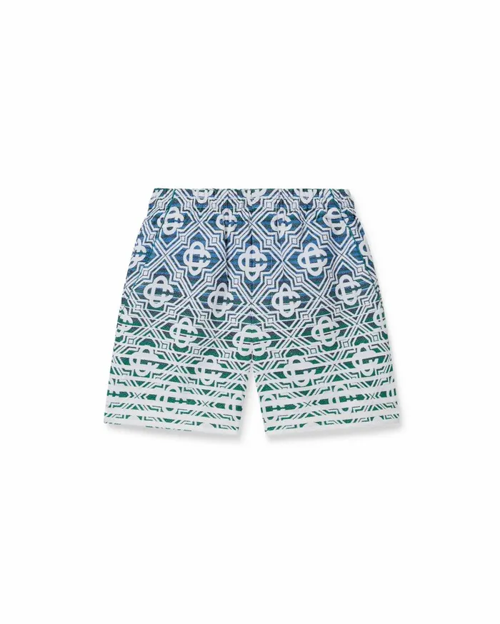 Aprs Sport Men Casablanca Paris Monogram Gradient Towelling Shorts