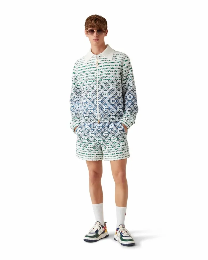Aprs Sport Men Casablanca Paris Monogram Gradient Towelling Shorts