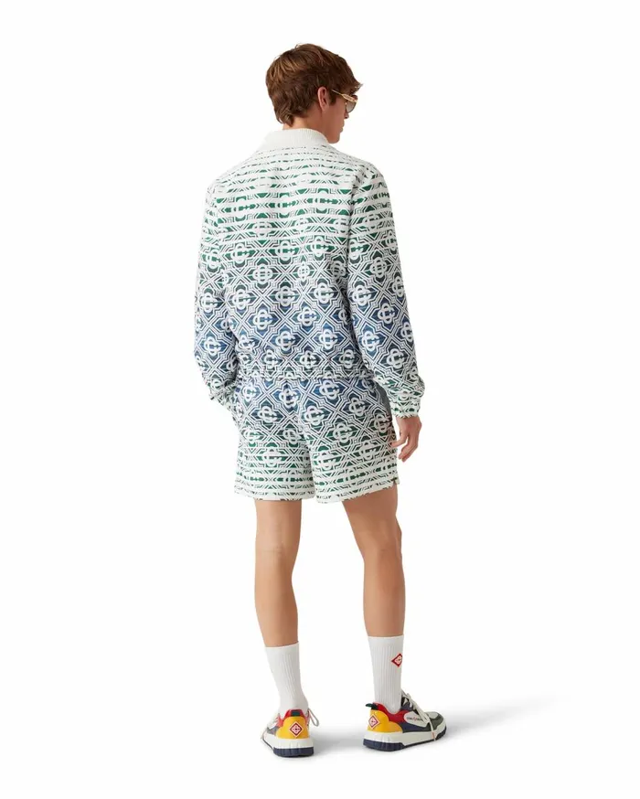 Aprs Sport Men Casablanca Paris Monogram Gradient Towelling Shorts