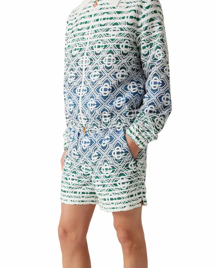 Aprs Sport Men Casablanca Paris Monogram Gradient Towelling Shorts