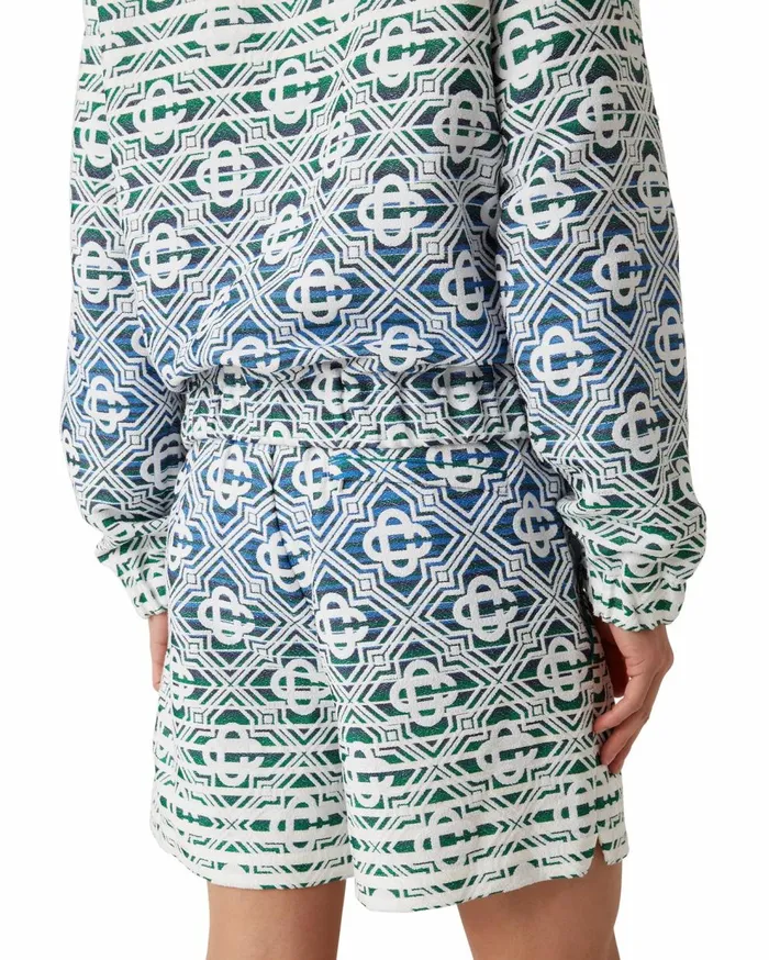 Aprs Sport Men Casablanca Paris Monogram Gradient Towelling Shorts