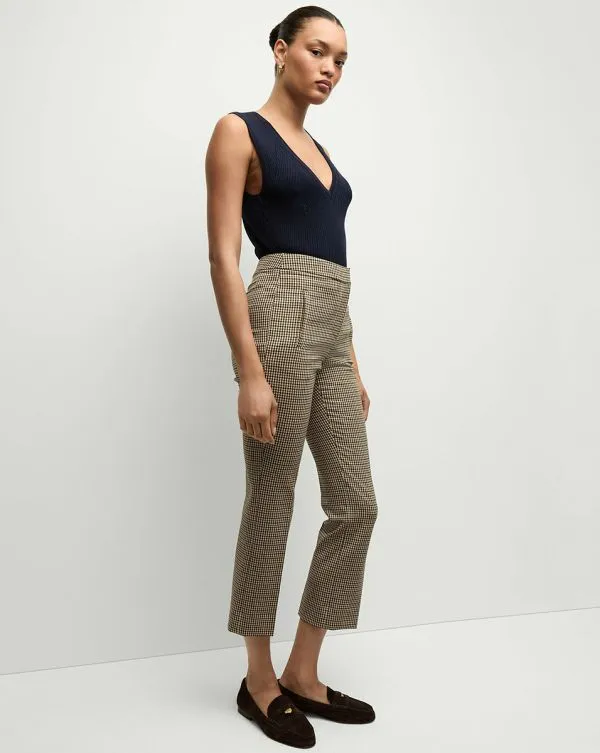 Arte Houndstooth Pant Sandandblack Women Veronica Beard Pants Arte Houndstooth Pant Sandandblack Women Veronica Beard Pants
