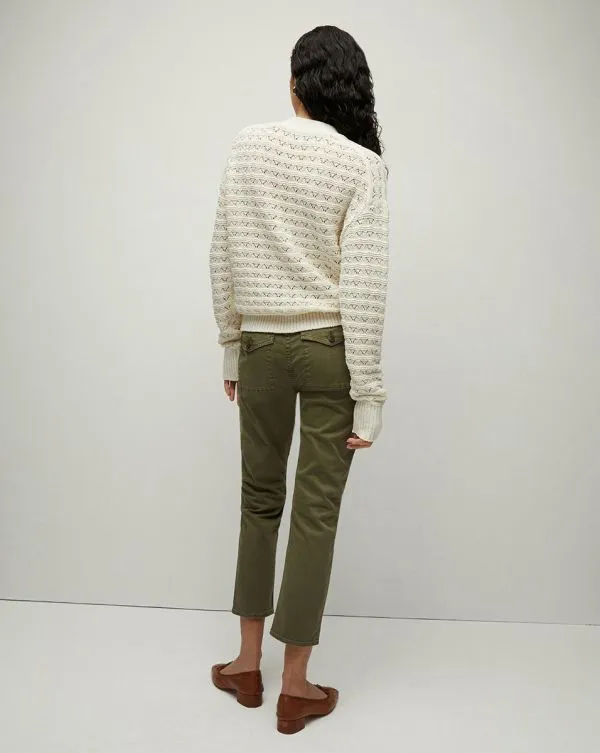 Arya StraightLeg Pant Army Women Veronica Beard Pants Arya StraightLeg Pant Army Women Veronica Beard Pants