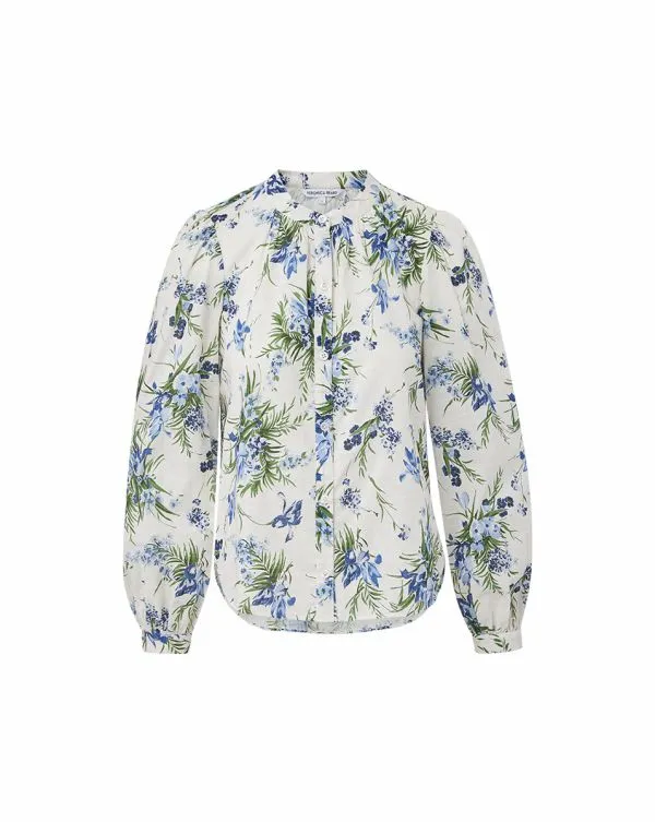 Ashlynn Cotton Top Offwhite Multi Women Veronica Beard Tops Ashlynn Cotton Top Offwhite Multi Women Veronica Beard Tops