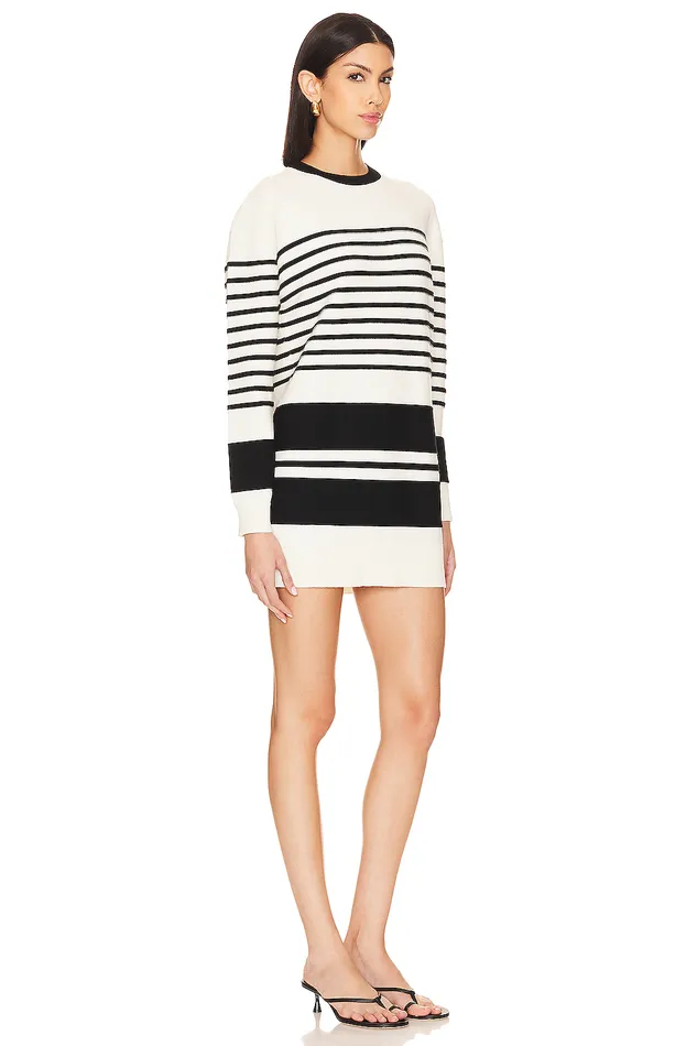 Aurora Sweater Dress Black And White Women Lovers and Friends Sweaters and Knits Aurora Sweater Dress Black And White Women Lovers and Friends Sweaters and Knits