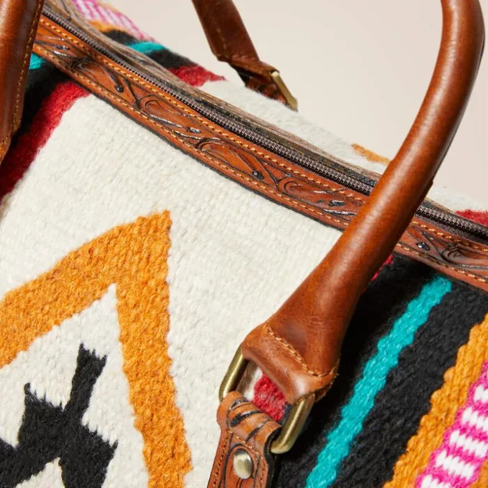 Bags and Wallets Women Ariat Rug Woven Duffel Multi Bags and Wallets Women Ariat Rug Woven Duffel Multi