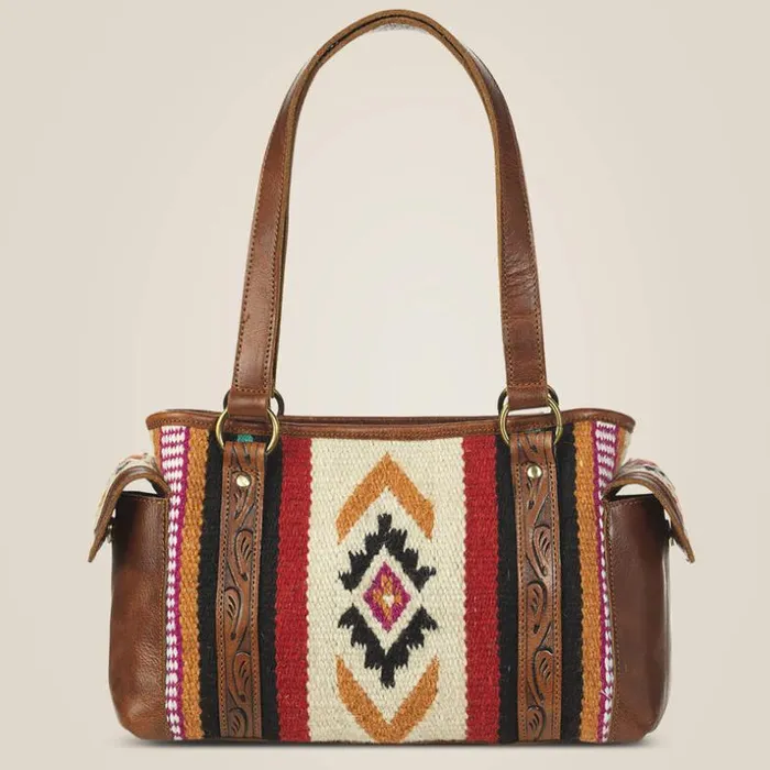 Bags and Wallets Women Ariat Wool Blanket Satchel Multi