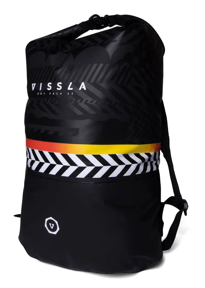 Bags Men Vissla 7 Seas 35L Dry Backpack Black