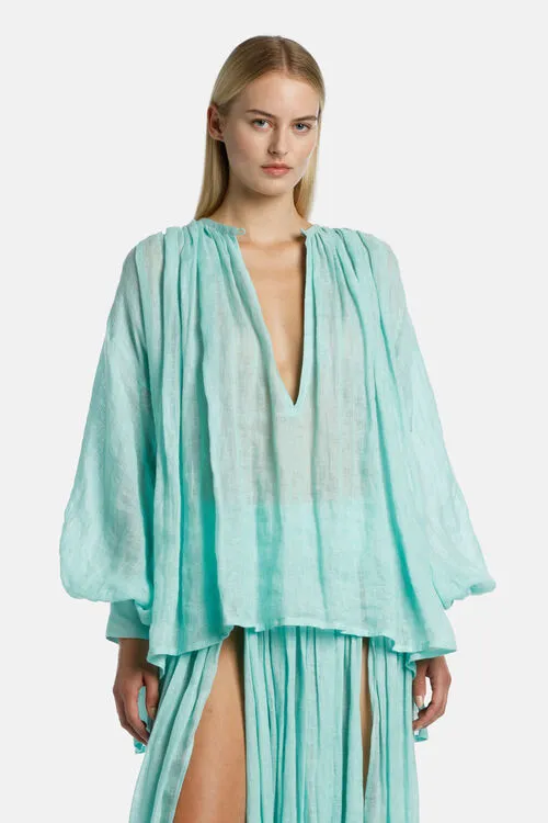Balconcino Balconcino Chestnut Blouses and Shirts Luisa Spagnoli Women