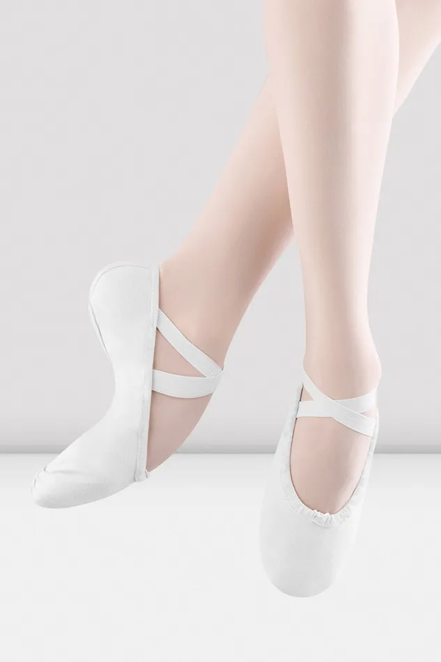 Ballet Mens Pump Canvas Ballet Shoes White Canvas Bloch Adult